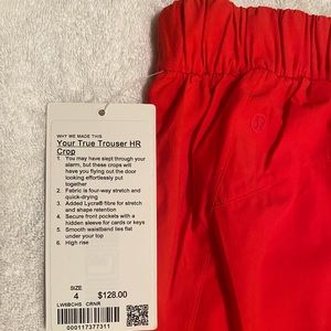 NWT Lululemon Crop Pants